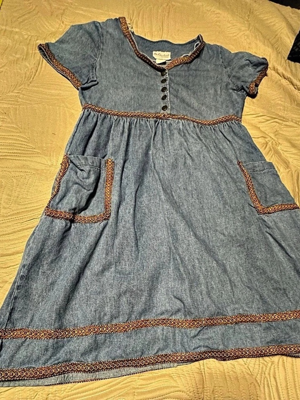 Ms. Conduct Denim Midi Dress Size Medium (10)